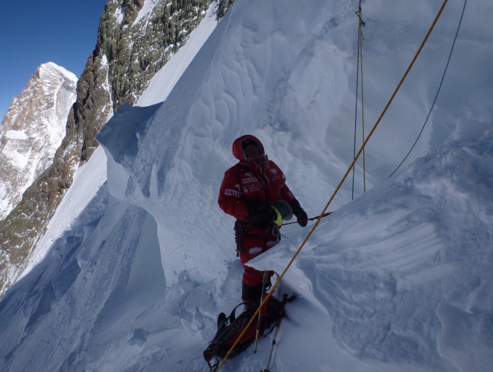 maciej berbeka pod przełęczą broad peak 2013